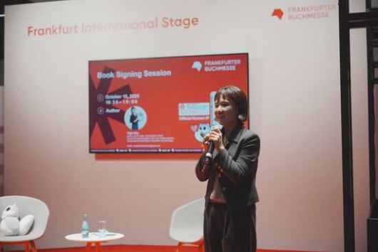 신경다양성 인식개선 관련 연설을 하고 있는 ‘컬러풀브레인친구’ 차예진 대표. 컬러풀브레인친구 제공