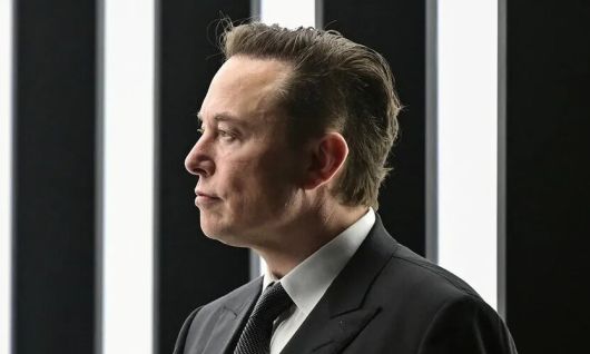 일론 머스크가 2022년 3월22일 독일에서 열린 테슬라 행사에 참석하고 있다. 로이터연합뉴스