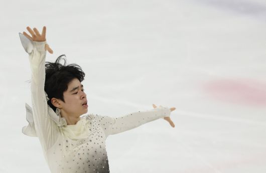 서민규가 30일 목동아이스링크에서 열린 2025 전국남녀 피겨스케이팅 회장배 랭킹대회 남자 싱글 프리스케이팅 연기를 하고 있다. 연합뉴스