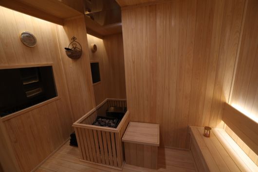 윤석열 정부 시절 서울 용산 대통령 집무실 내부에 설치된 사우나 모습. 청와대사진기자단