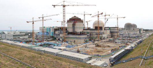 울산 울주군에 위치한 새울 3·4호기 공사 현장 전경. 한국수력원자력 제공
