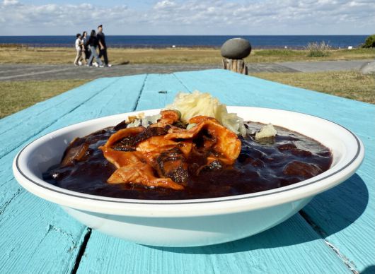 마라도에서 맛볼 수 있는 짜장면. 박미향 기자