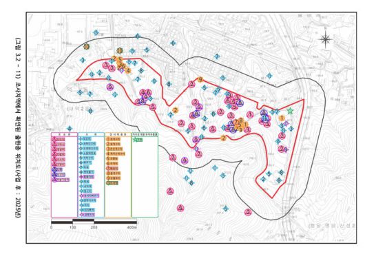 우암산 생태축 복원 사업 후 2025년 우암산 생태 환경. 청주시 제공