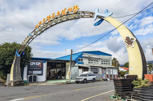 서귀포향토오일시장 들머리 풍경. 최갑수 제공