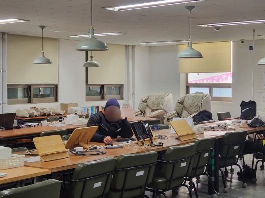 20일 오후 서울 중구 ‘휴서울북창동이동노동자쉼터’의 모습. 조해영 기자