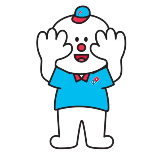 도미노피자의 자체 브랜드 캐릭터 '도디'. 도미노피자 공식 블로그 캡처