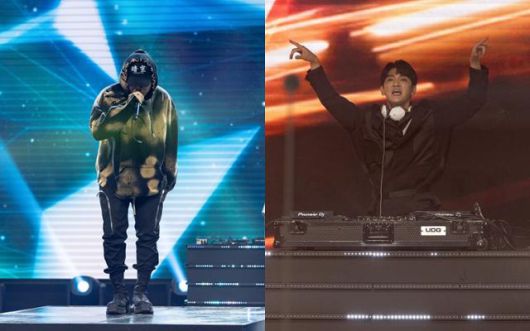 창모(왼쪽)와 DJ 긴조(오른쪽)가 '2020 미스코리아'의 탄생에 함께했다. 한국일보이앤비(한국일보EB) 제공