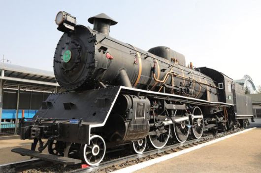 의왕 철도박물관에 전시된 파시5형 증기기관차 23호. ⓒ박준규