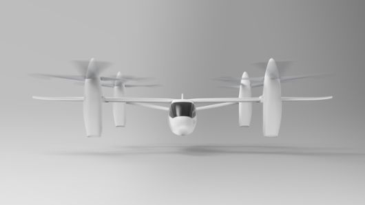 한화시스템과 오버에어가 공동 개발하는 도심항공모빌리티(UAM) 기체 '버터플라이' 예상도. 한화시스템 제공