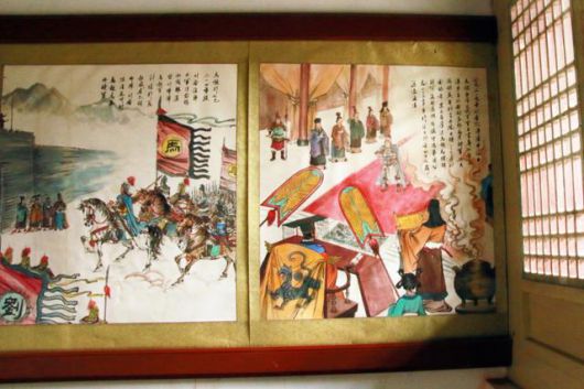 몐현 무후묘 숭정사의 벽화. ⓒ최종명