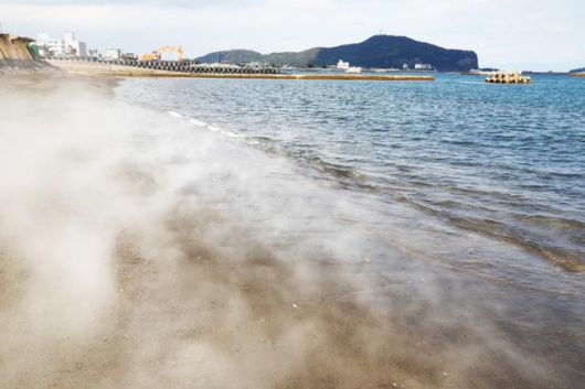 사라쿠 모래찜질회관 주변 풍경.jpg ⓒ박준규