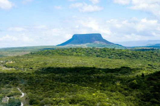 남미 가이아나의 에세퀴보 지역 전경. 2023년 12월 촬영된 사진이다. 에세퀴보=AFP 연합뉴스