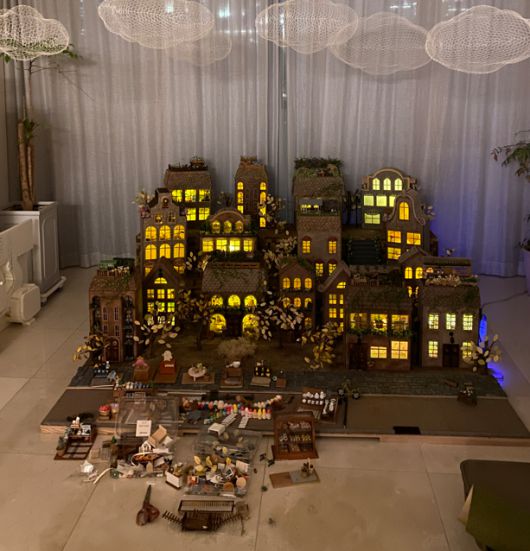 불밝힌 '껌지 마을' 전경. 웅진주니어 제공