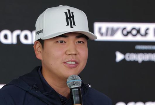 한국 선수 최초로 LIV 골프에 진출한 장유빈. 뉴스1