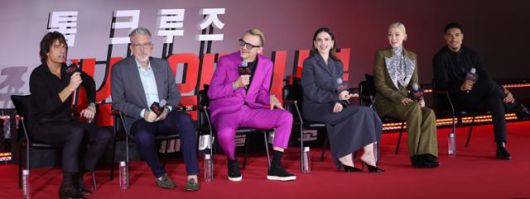 '미션 임파서블: 파이널 레코닝'의 프레스 컨퍼런스가 진행됐다. 이 자리에는 톰 크루즈, 크리스토퍼 맥쿼리 감독, 사이먼 페그, 헤일리 앳웰, 폼 클레멘티에프, 그레그 타잔 데이비스가 참석했다. 연합뉴스