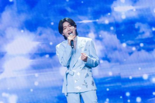 '미스터트롯3' 진(眞) 가수 김용빈이 무대 중 눈물을 흘렸다. TV조선 제공