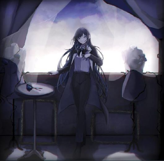 일본 가수 아도의 캐릭터 이미지. 실제 공연 무대에서 이 이미지는 사용되지 않는다. 유니버설뮤직 제공