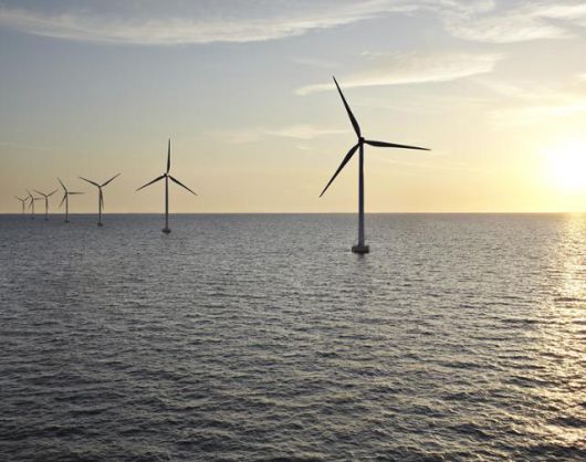 해상 풍력 발전소. 덴마크 정부 홈페이지 캡처