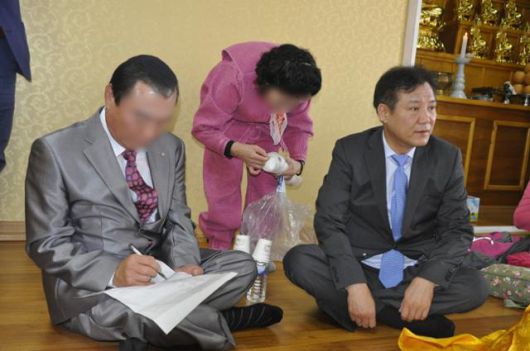 건진법사 전성배(오른쪽) 사진. 독자 제공