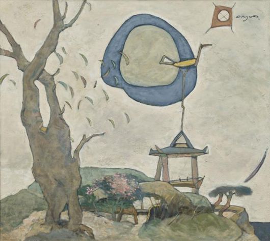 권옥연의 '살구꽃 필 무렵'. 북서울미술관 제공