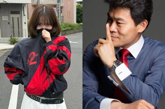 걸그룹 에스파 멤버 카리나가 국민의힘 상징색(빨간색)과 기호(2)를 담은 점퍼를 입고 입을 가린 포즈를 취하고 있다(왼쪽 사진). 일본 관광 도중 촬영된 이 사진은 제21대 대선 후보 TV 토론회가 진행 중이던 27일 밤 인스타그램에 등록돼 '정치적 의사 표명'이라는 의심을 샀는데, 카리나는 이튿날 그런 의도가 아니었는데 오해가 커졌다고 해명했다. 하지만 한국사 강사 출신 전한길(오른쪽)씨를 비롯한 보수·극우 진영 인사들이 카리나를 지키겠다고 나서며 논란은 가라앉지 않고 있다. 카리나·전한길 인스타그램 캡처