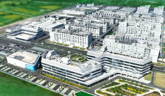 중국 창저우에 있는 우시앱텍의 공장 전경. 생산 능력 향상을 위해 2024년 규모를 확장했다. 우시앱텍 제공