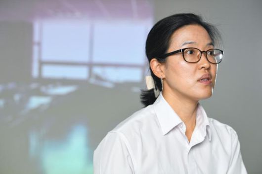 정보라 작가. 한국일보 자료사진