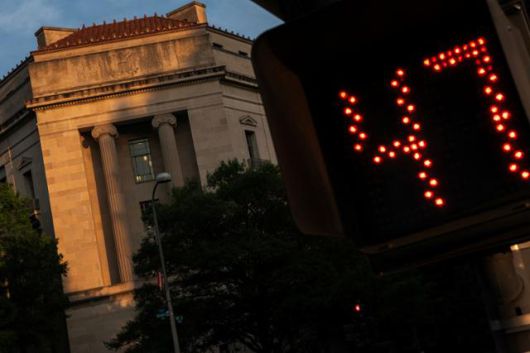 이달 4일 미국 워싱턴 소재 법무부 건물. 워싱턴=로이터 연합뉴스