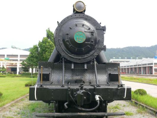 미카형 증기기관차 129호. 국가유산청 제공