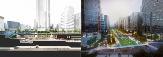 HDC현대산업개발은 지하철 1호선, 4호선, 신분당선, GTX-B를 연결하고, 용산역 전면공원의 지하를 복합개발하는 대형 프로젝트인 용산역 전면공원 지하공간 개발사업을 진행 중이다.