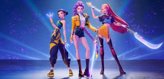 넷플릭스 애니메이션 영화 '케이팝 데몬 헌터스'. 넷플릭스 제공