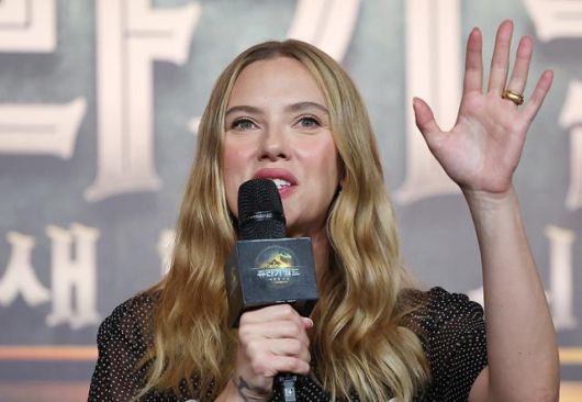 스칼렛 요한슨이 '쥬라기 월드: 새로운 시작'의 내한 기자간담회에 참석했다. 뉴스1