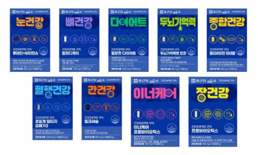 편의점 CU가 주요 제약사와 손잡고 이달 중 점포에서 판매할 건강기능식품 모습. BGF리테일 제공