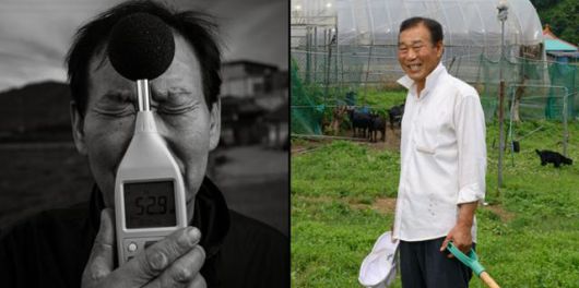 소리에 짓눌려 있던 일상이 회복되며 주민들이 각자의 삶터로 돌아왔다. 당산리 주민 안순섭씨가 소음 방송이 극에 달하던 지난해 11월(왼쪽 사진) 이후 7개월 만에 다시 카메라 앞에 섰다. 그는 통일을 하자는 게 아니라, 최소한의 평화를 지켜달라는 것이라며 정치와 일상의 평화가 밀접하게 연결돼 있음을 실감한다라고 밝혔다. 강화=하상윤 기자