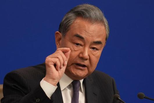 왕이 중국 외교부장. 베이징=AP 연합뉴스