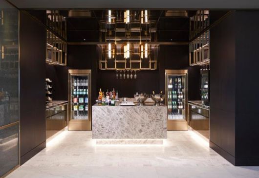 GS건설의 아파트 브랜드 자이의 커뮤니티에 파르나스호텔 클럽 라운지가 적용된 예시 이미지. GS건설 제공