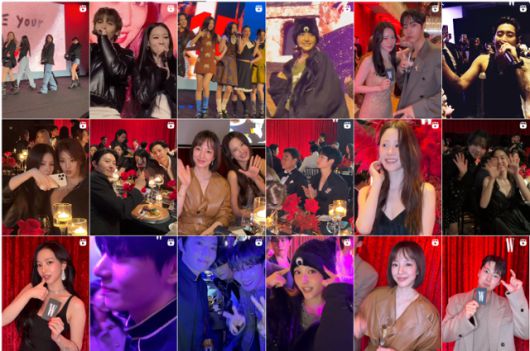 많은 연예인이 참여한 W코리아 유방암 행사. 인스타그램