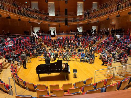 독일 베를린의 피에르 불레즈 홀 내부. 필자 제공