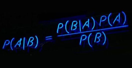 통계학에서의 중요 이론인 '베이즈 정리'. BBC