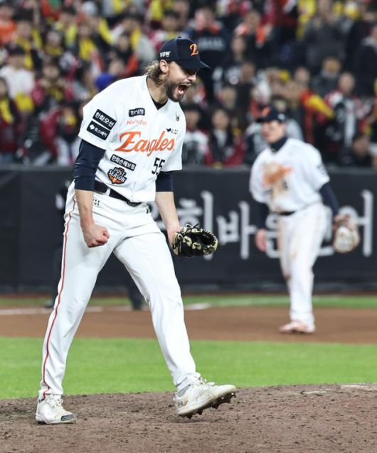 한화 와이스. 연합뉴스