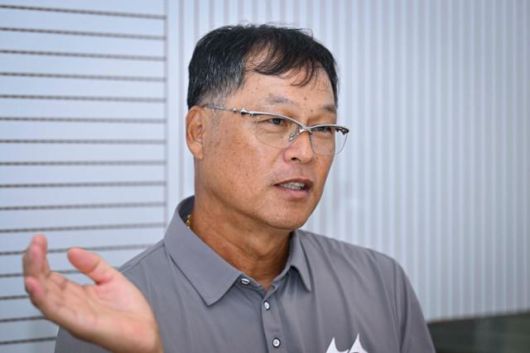 구대성이 최근 서울 중구 한국일보 사옥에서 과거 혹사 논란에 대해 설명하고 있다. 강예진 기자