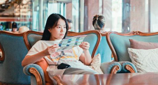 영화 '슈퍼 해피 포에버'에서 나기 역을 연기한 야마모토 나이루. '굿뉴스'보다 1년 전 찍은 작품이다. 찬란 제공