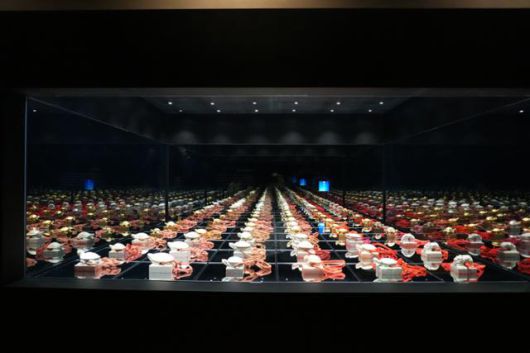 국립고궁박물관이 성분 분석을 통해 제작시기를 규명한 조선 왕실의 의례용 도장 '어보'가 한자리에 전시된 모습. 국립고궁박물관 제공