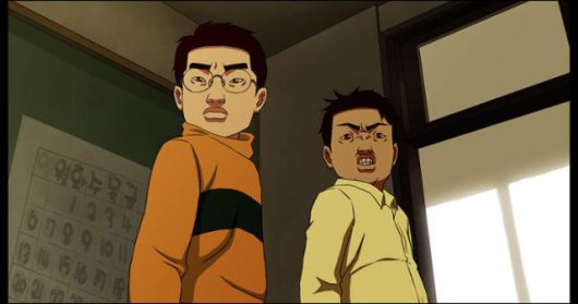 연상호 감독의 장편 데뷔작 '돼지의 왕'(2011). 연 감독의 연기가 곳곳에 담겨 있다. 상상마당 제공