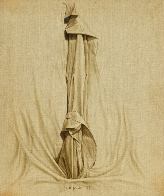 박장년, 마포 78-40, 생마포에 유채, 72.7x60.6cm, 1978 (80호)