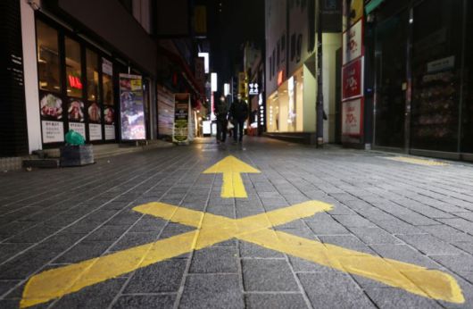 사회적 거리두기 2.5단계가 시행됐던 당시 서울의 한적한 거리 모습. [연합]