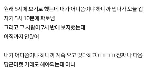 당근마켓에서 비매너를 경험한 사례들 [온라인 커뮤니티 캡처]