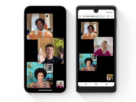 iOS15 업데이트 이후 아이폰 이용자는 안드로이드 스마트폰 이용자와도 페이스타임 통화를 나눌 수 있다. [애플]