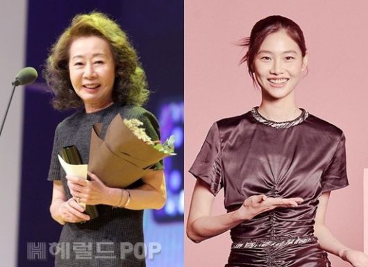 배우 윤여정, 정호연/사진=헤럴드POP DB, 넷플릭스 제공