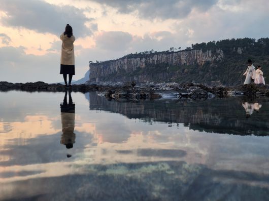 해질녘 안덕 대평포구